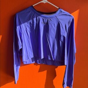 Nike Women's Blue Crop Top